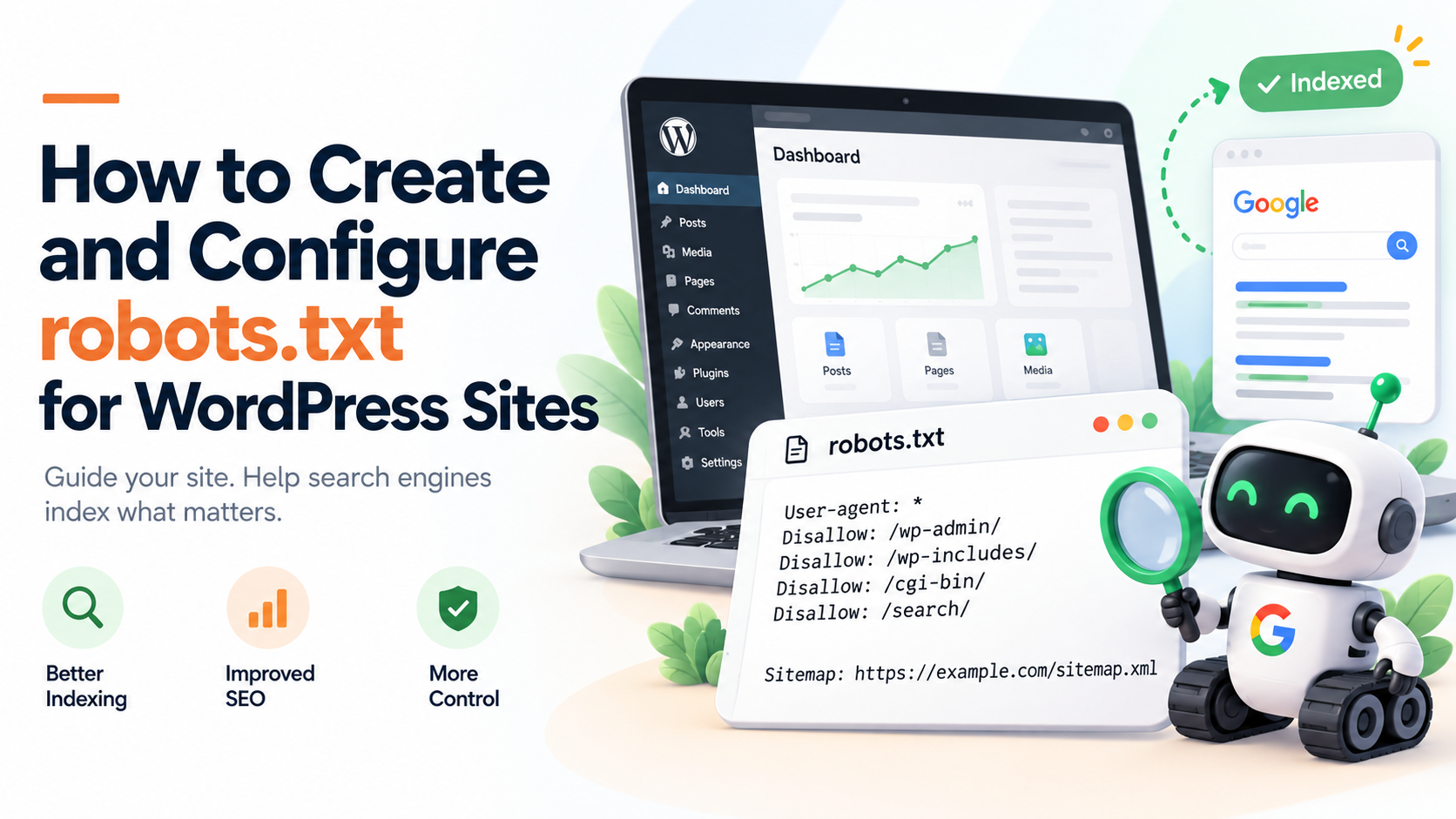How to create and configure robots.txt for WordPress