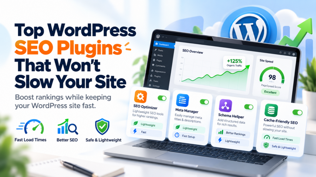 Top WordPress SEO plugins that will not slow your website