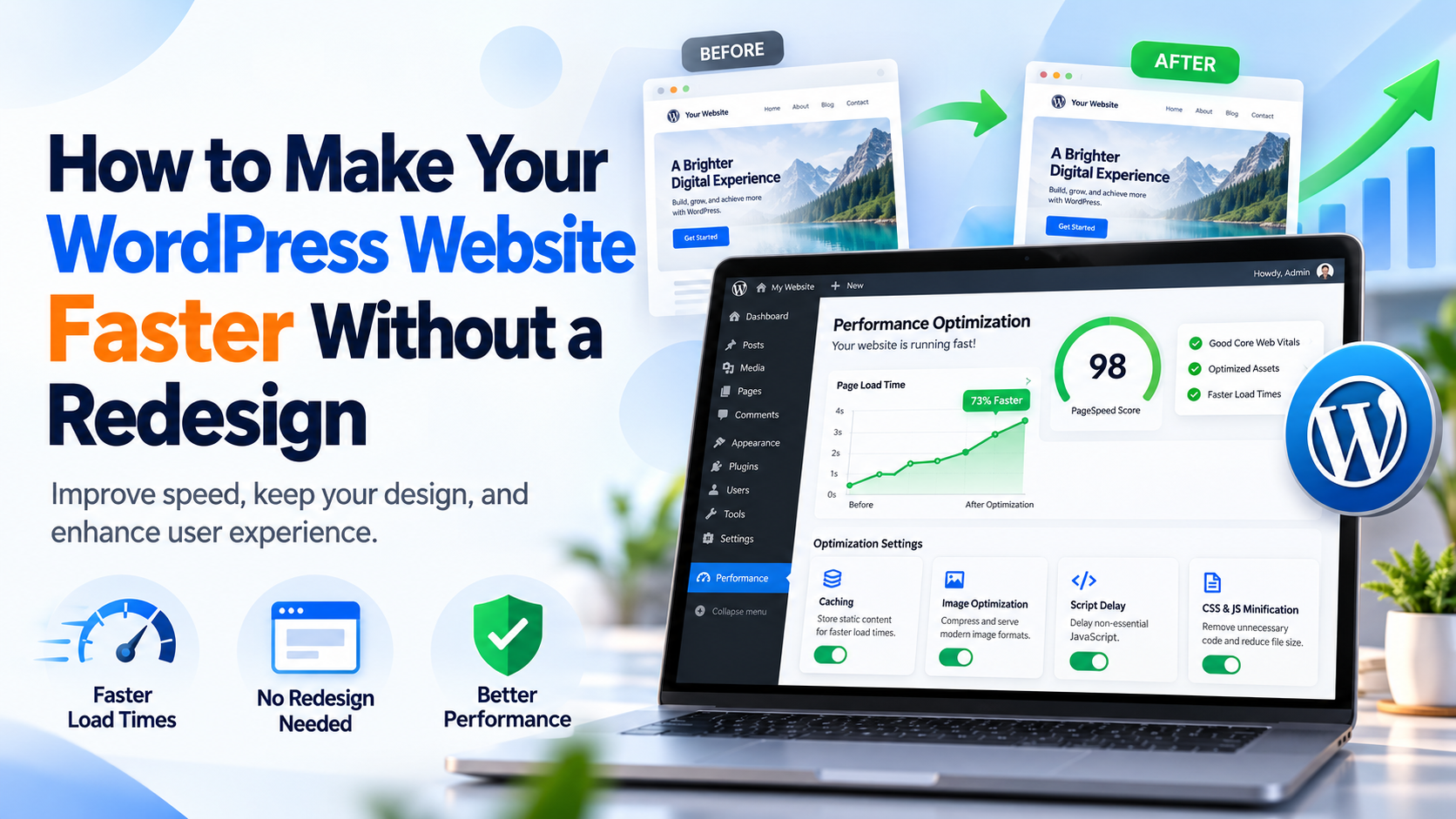 How to Make Your WordPress Website Faster Without a Redesign